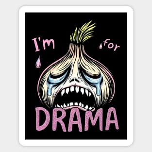 Onion Drama Queen Sticker
